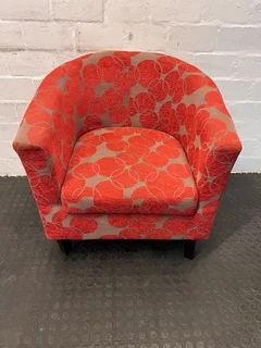 Vibrant Red Accent Chair – Stylish, Comfortable, Chic Design - PRICE DROP- A52074