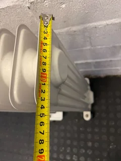 Compact Grey Portable Heater - Great Condition with Minor Scratches- A53256