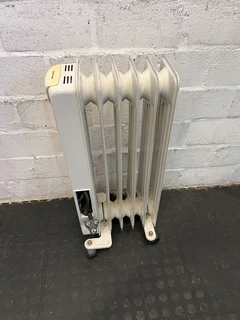 Compact Grey Portable Heater - Great Condition with Minor Scratches- A53256