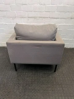 George &amp; Mason Gray Habitat Arm Chair- A51278