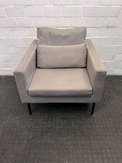 George & Mason Gray Habitat Arm Chair- A51278