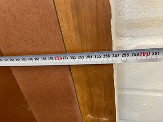 Large White Wooden Projector Screen (257cm X 197cm)- A42810