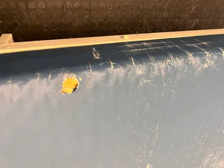 3/4 Bed with Blue Mattress (RHS Cot Side/Small Holes) - REDUCED- A48379