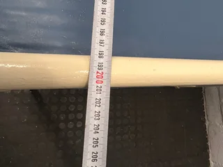 3/4 Bed with Blue Mattress (RHS Cot Side/Small Holes) - REDUCED- A48379