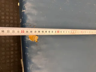 3/4 Bed with Blue Mattress (RHS Cot Side/Small Holes) - REDUCED- A48379