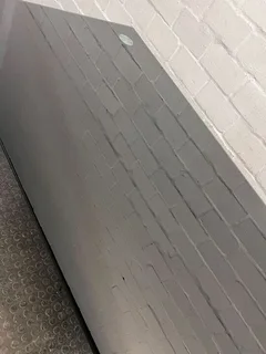 Glass Dining Room Table with Steel Legs (Width: 150cm) (Height: 74cm)- A50356