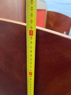 Office Desk with Red Velvet Pin Board with Plastic Pen Holder (Width: 150cm)(Height: 138cm)- A51424