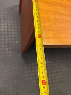 Office Desk with Red Velvet Pin Board with Plastic Pen Holder (Width: 150cm)(Height: 138cm)- A51424