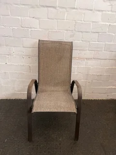 Grey Metal Framed Patio Chair- A47264