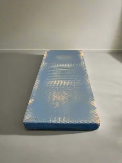 Comfortable Blue Foam Single Mattress - Minor Wear, Affordable Sleep Solution- A55991