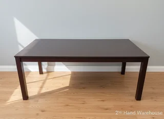 Elegant Dark Brown Wooden Dining Table 180 x 90cm- A56096