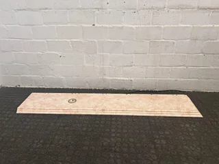 Marble Print Shelf LHS with Down Light- A45946