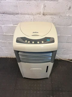 Portable Air Cooler - Grey, Compact Design, Good Condition- A53272