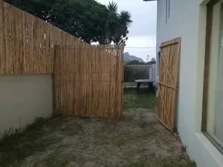 Bamboo fencing and wood