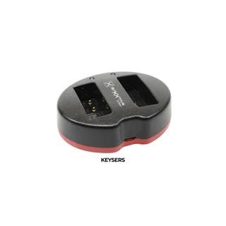 Baxxtar USB Dual Charger Twin + Batteries