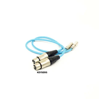 Kondor Blue Mini XLR to XLR Cable (BMPCC 6K Pro / Canon C70) x2