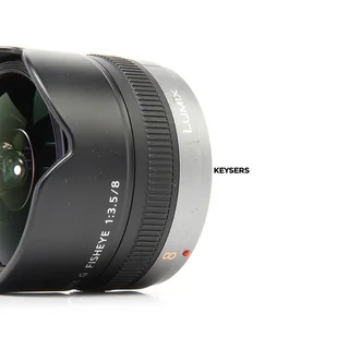 Panasonic 8mm f3.5 Lumix G Fisheye Lens (MFT Mount)
