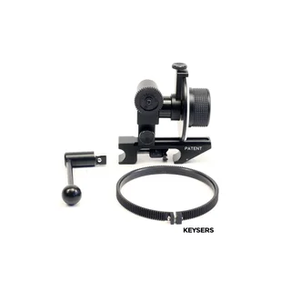 RFW1560B Mini Single Wheel Follow Focus for 15mm Rods (for Canon lenses)