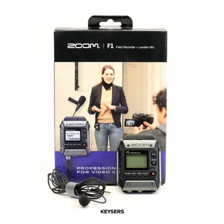 Zoom F1 Field Recorder &#43; Generic Lavalier Mic