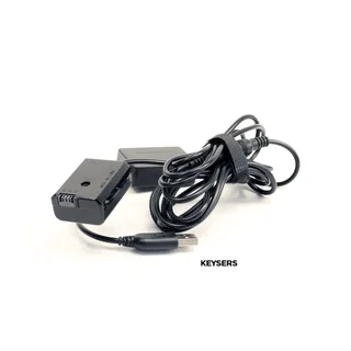 Generic NP-FW50 Dummy Battery &#43; DC Power Bank (5V 2A) USB Adapter Cable