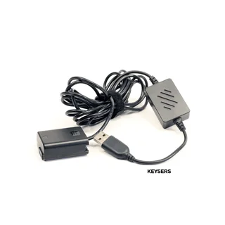Generic NP-FW50 Dummy Battery + DC Power Bank (5V 2A) USB Adapter Cable