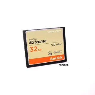 32GB SanDisk Extreme CF Memory Card (120mb/s)