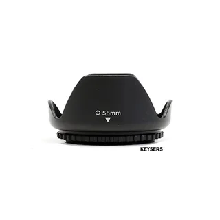 58mm Generic Screw-On Lens Hood