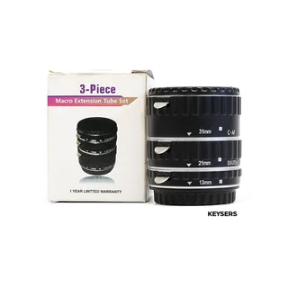 Generic AF Macro Extension Tubes - 13mm / 21mm / 31mm (Canon EF Mount)
