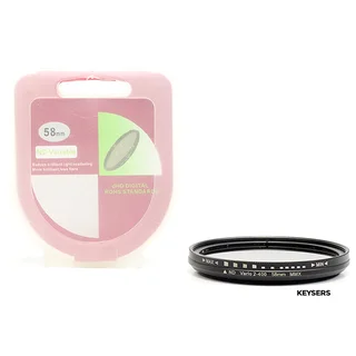 58mm Vario Variable ND2-ND400 Filter