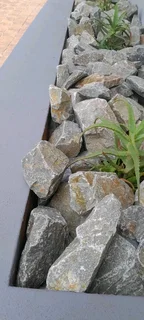 Dump rocks and crushed stones