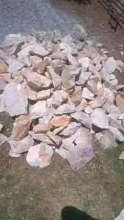 Dump rocks and crushed stones