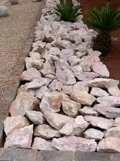 Dump rocks and crushed stones