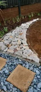 Dump rocks and crushed stones