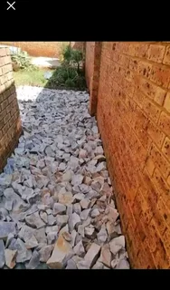 Dump rocks and crushed stones