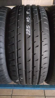225/60 R17 used tyres and more.call/WhatsApp Enzo 0783455713
