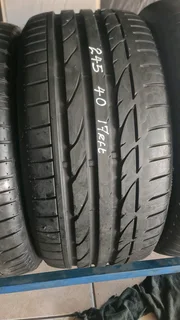 215/55 R17 used tyres and more.call/whatsapp Enzo 0783455713