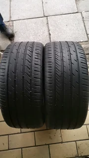 235/55 R18 used tyres in mint condition. Call /WhatsApp Enzo 0783455713