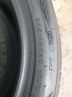 245 45 20 AND 275 40 20.BRIDGESTONE ALENZA RUNFLAT