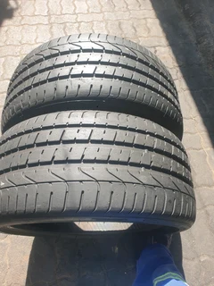 255 35 19.PIRELLI PZERO NORMAL TYRES 90%THREAD LIFE