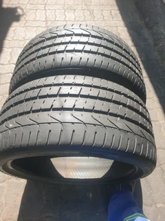 255 35 19.PIRELLI PZERO NORMAL TYRES 90%THREAD LIFE