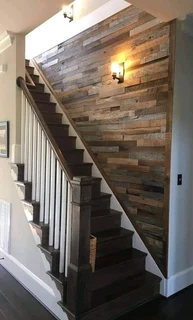 Rustic pallet cladding