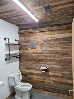 Rustic pallet cladding