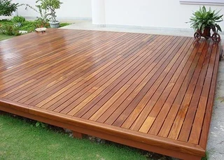 Wooden decking