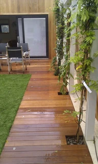 Wooden decking
