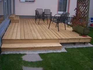 Wooden decking