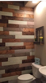 Pallet wall cladding