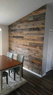 Pallet wall cladding