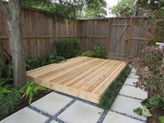 Pine decking