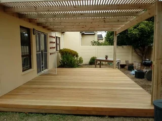 Pine decking
