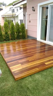 Pine decking